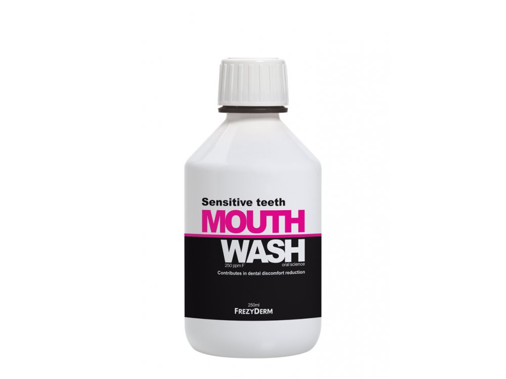 Frezyderm Sensitive Teeth Mouthwash Στοματικό Διάλυμα για τα Ευαίσθητα Δόντια, 250ml