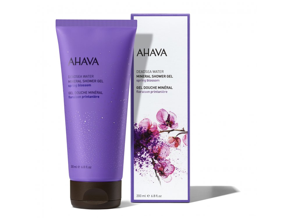 Ahava Dead Sea Water Mineral Shower Gel Spring Blossom, Αφρόλουτρο με Άρωμα Ανοιξιάτικου Άνθους, 200ml