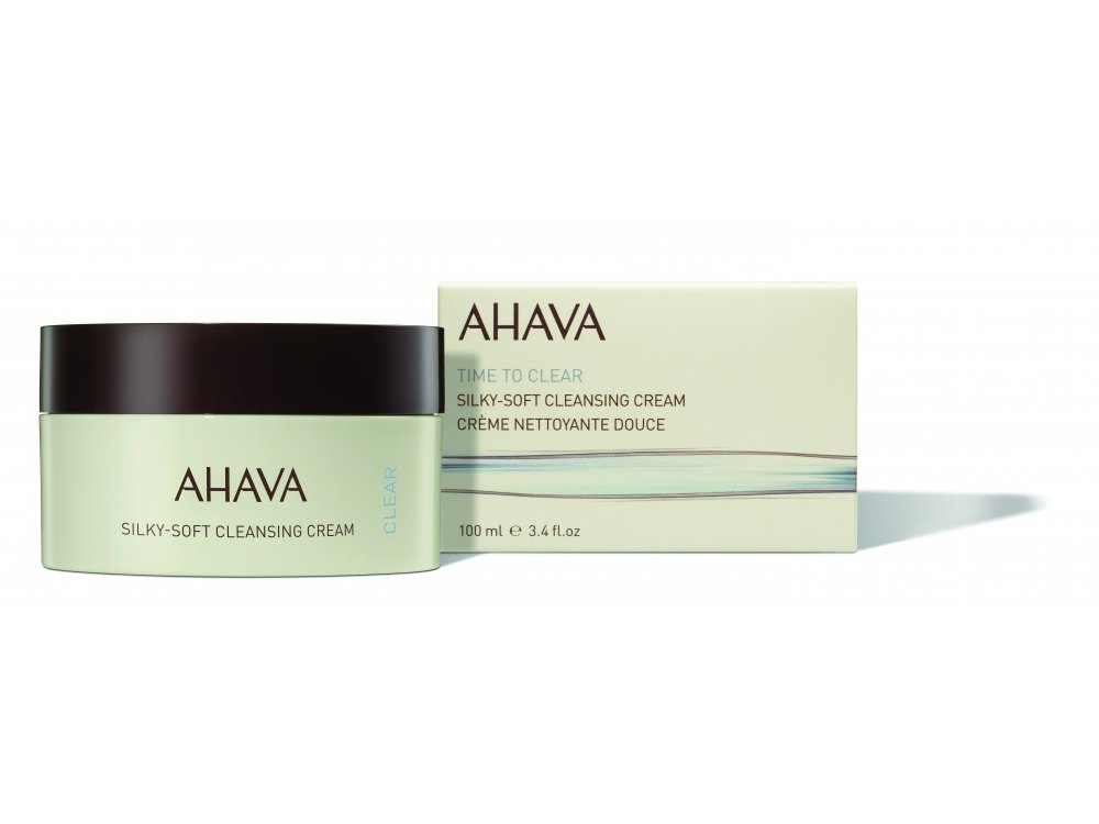 Ahava Time To Clear Silky Soft Cleansing Cream, Απαλή Μεταξένια Κρέμα Καθαρισμού Για το Προσώπο, 100ml