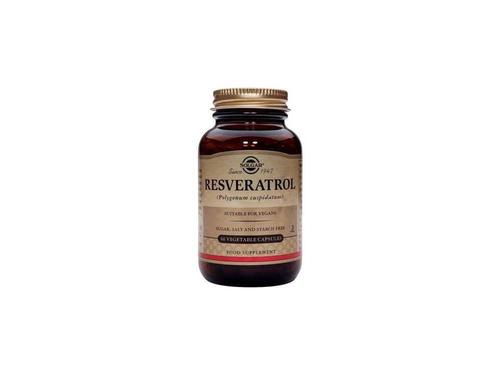 Solgar Resveratrol 100mg, 60veg.caps