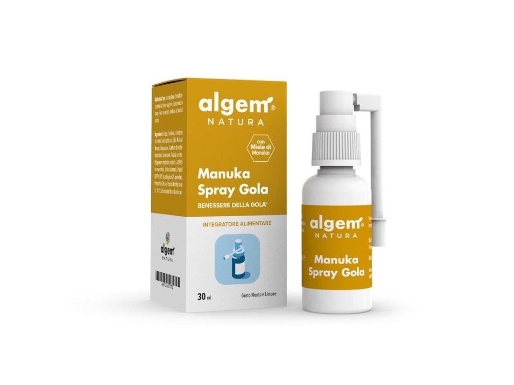 Algem Manuka throat Spray για Πονόλαιμο ή Φλεγμονή, 30ml