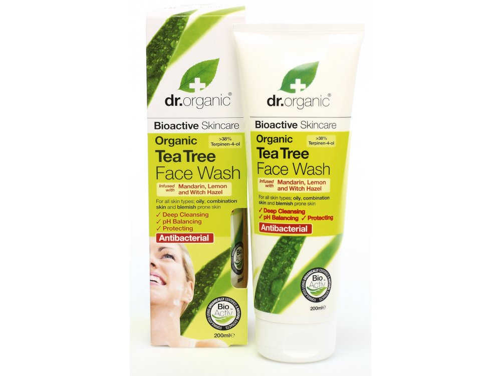 Dr.Organic Tea Tree Face Wash 200ml