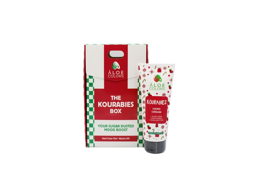 Aloe+Colors X-Mas,The Kourabies Box, με μυστικό δώρο & Κρέμα Χεριών, 75ml