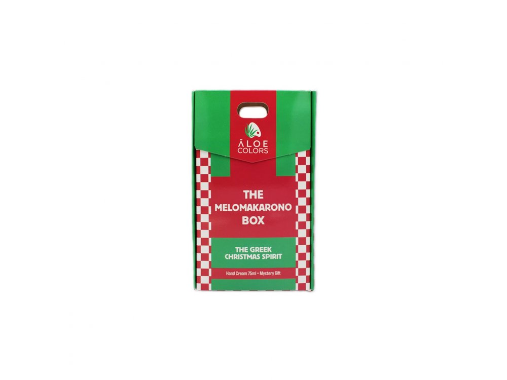 Aloe+Colors X-Mas,The Melomakarono Box, με μυστικό δώρο & Κρέμα Χεριών, 75ml