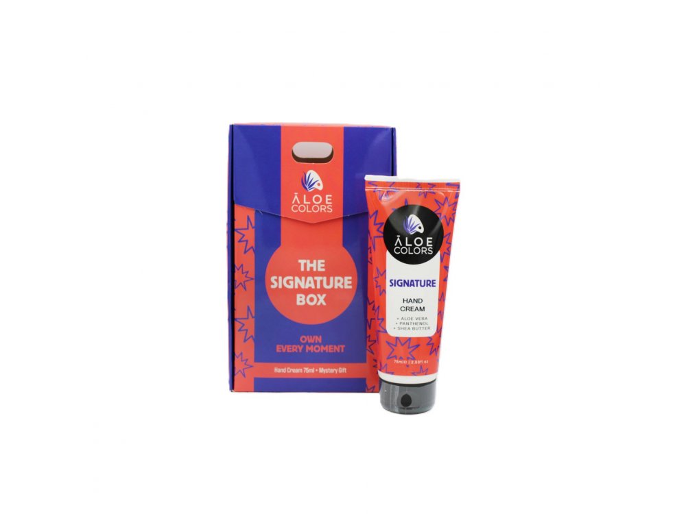 Aloe+Colors X-Mas,The Signature Box, με μυστικό δώρο & Κρέμα Χεριών, 75ml
