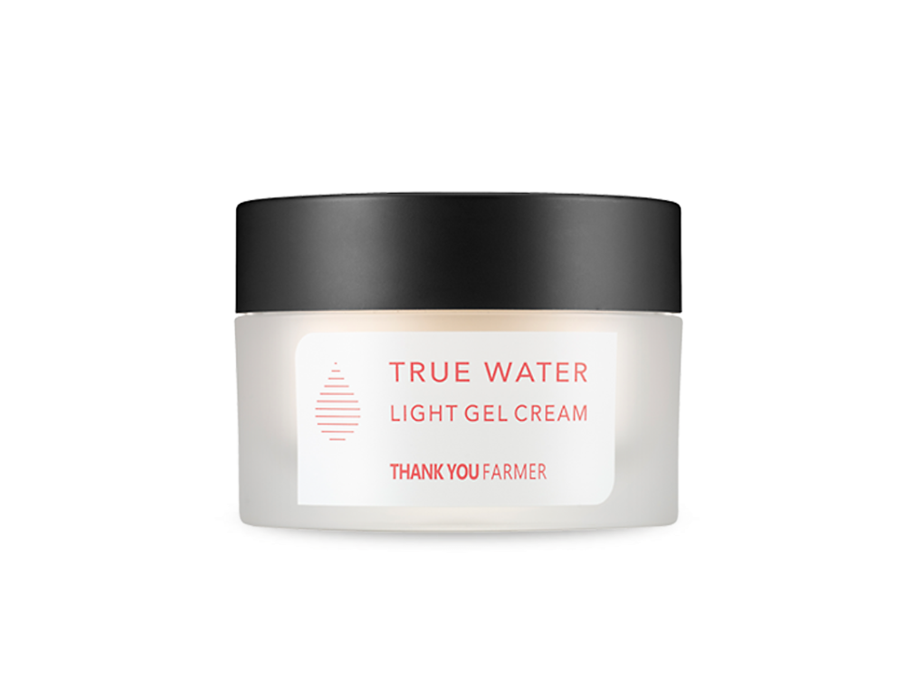 Thank You Farmer True Water Light Gel Cream, Ελαφριά Ενυδατική Κρέμα Προσώπου για το Λιπαρό & Μικτό Δέρμα, 50ml
