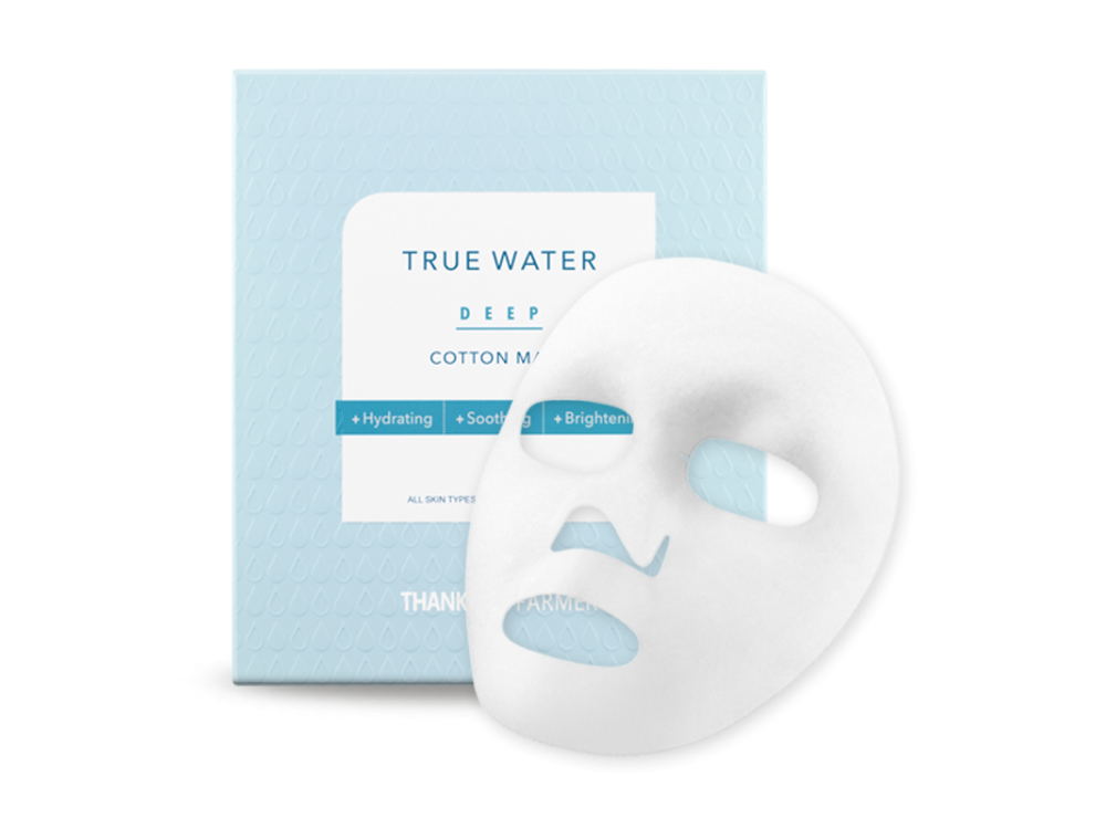 Thank You Farmer True Water Deep Cotton Mask, Ενυδατική Mάσκα Προσώπου, 25ml