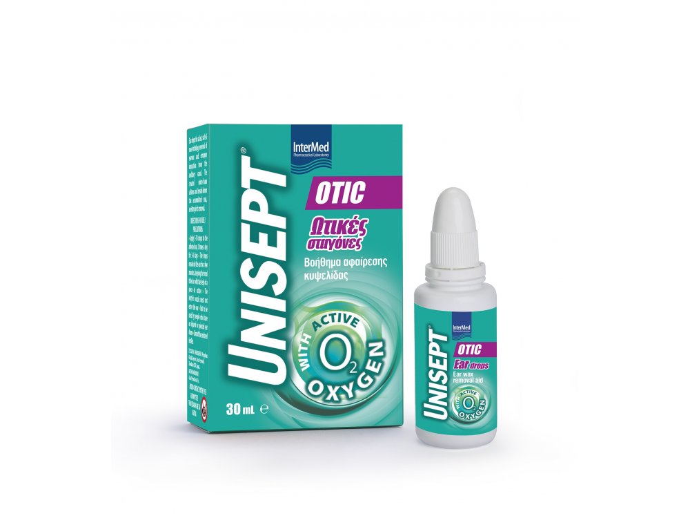 InteMed Unisept Otic Drops, Ωτικές Σταγόνες, 30ml