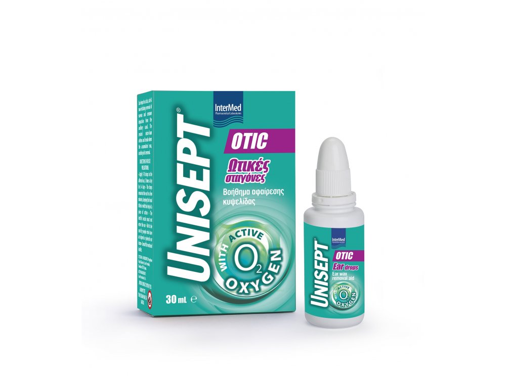 InterMed Unisept Otic Drops, Ωτικές Σταγόνες, 30ml