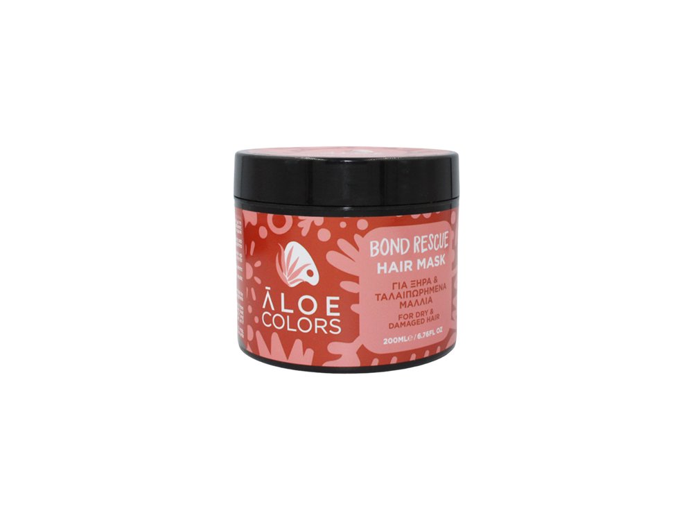Aloe+Colors Bond Rescue Μάσκα Μαλλιών για Ξηρά & Ταλαιπωρημένα Μαλλιά, 200ml