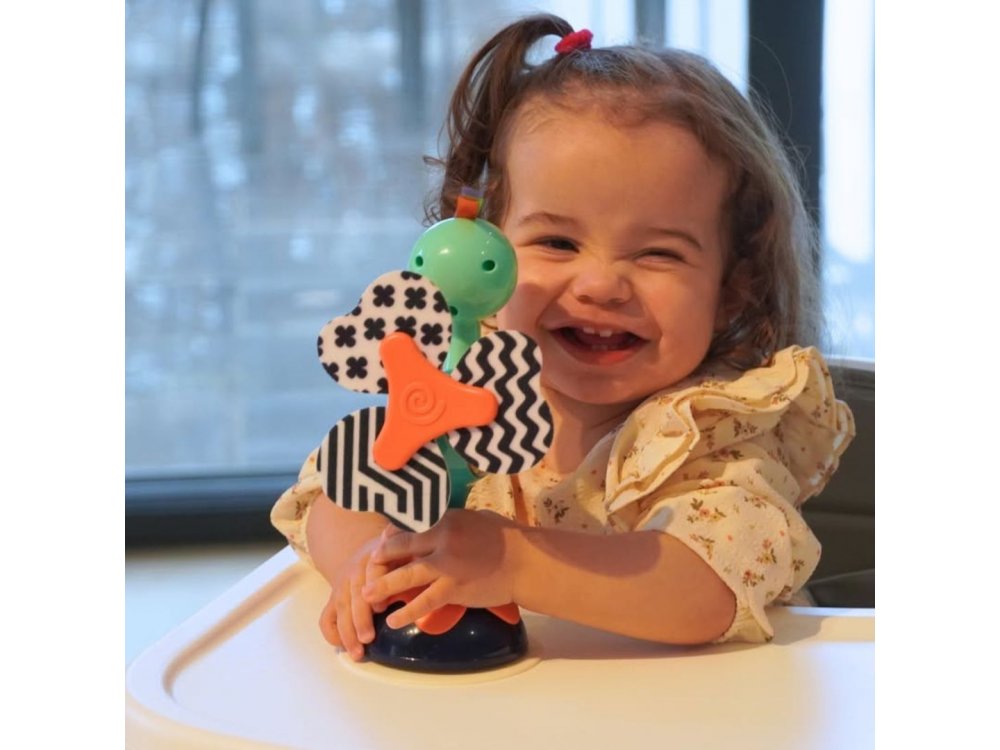 Bo Jungle: Παιχνίδι απασχόλησης για το φαγητό με βεντούζα-Παγώνι, 1τμχ