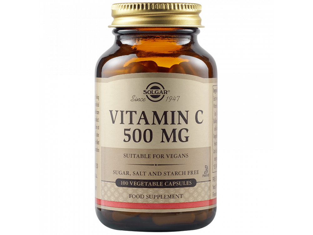 Solgar Vitamin C 500mg 100Vegs.Caps