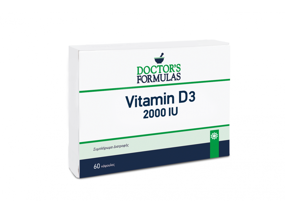 Doctor's Formula Vitamin D3 2000IU 60 soft caps