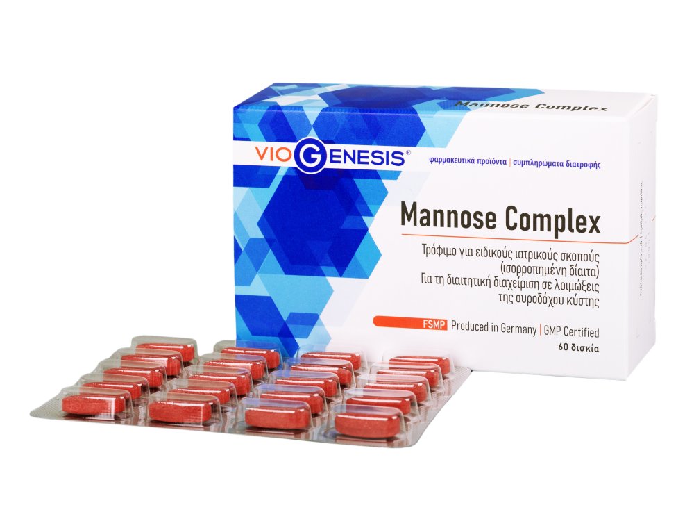 VioGenesis Mannose Complex 500 mg 60tabs