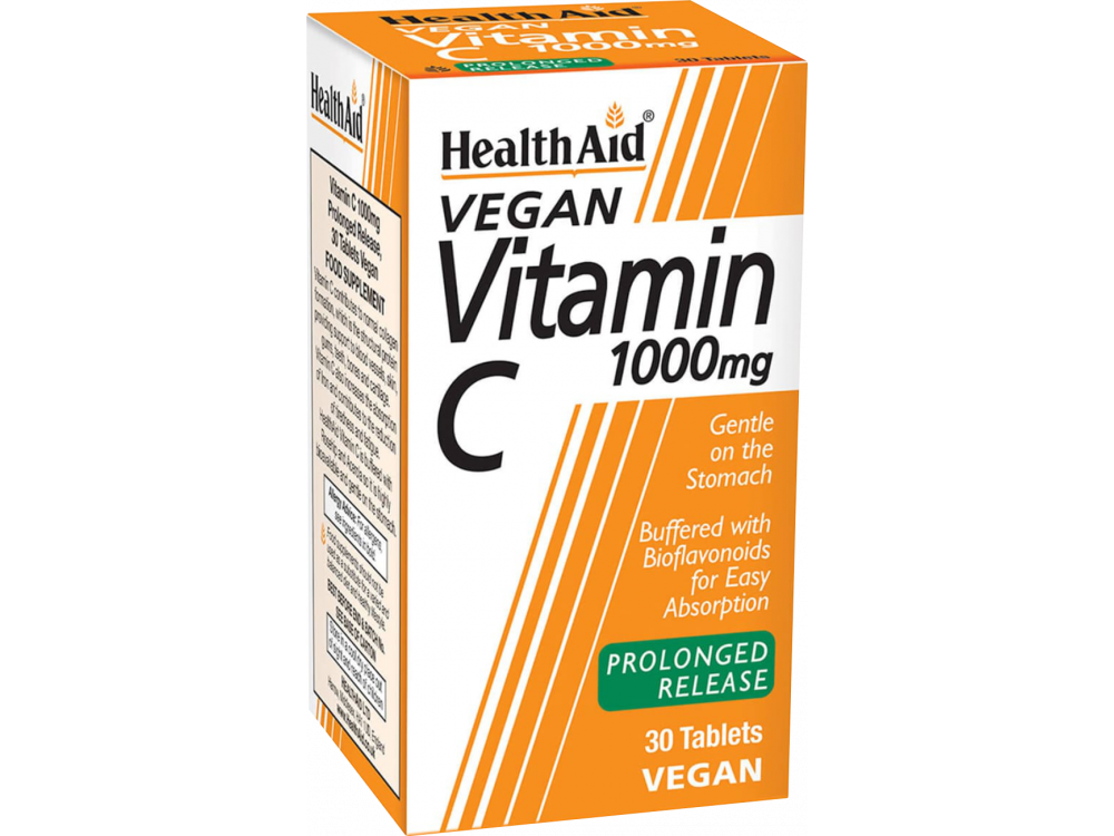 Health Aid Vitamin C 1000μg with  Bioflavonoids 30tabs