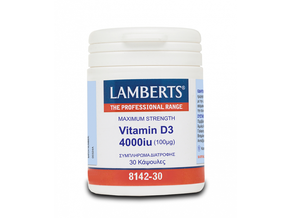 Lamberts Vitamin D-3 4000iu 30caps