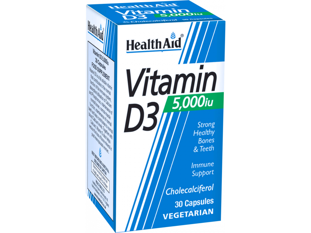 Health Aid Vitamin D3 5000iu 30caps