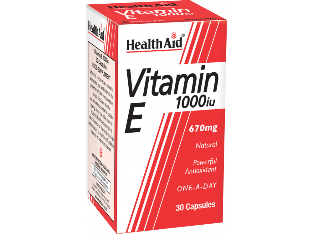 Health Aid Vitamin E 1000iu 30softgels