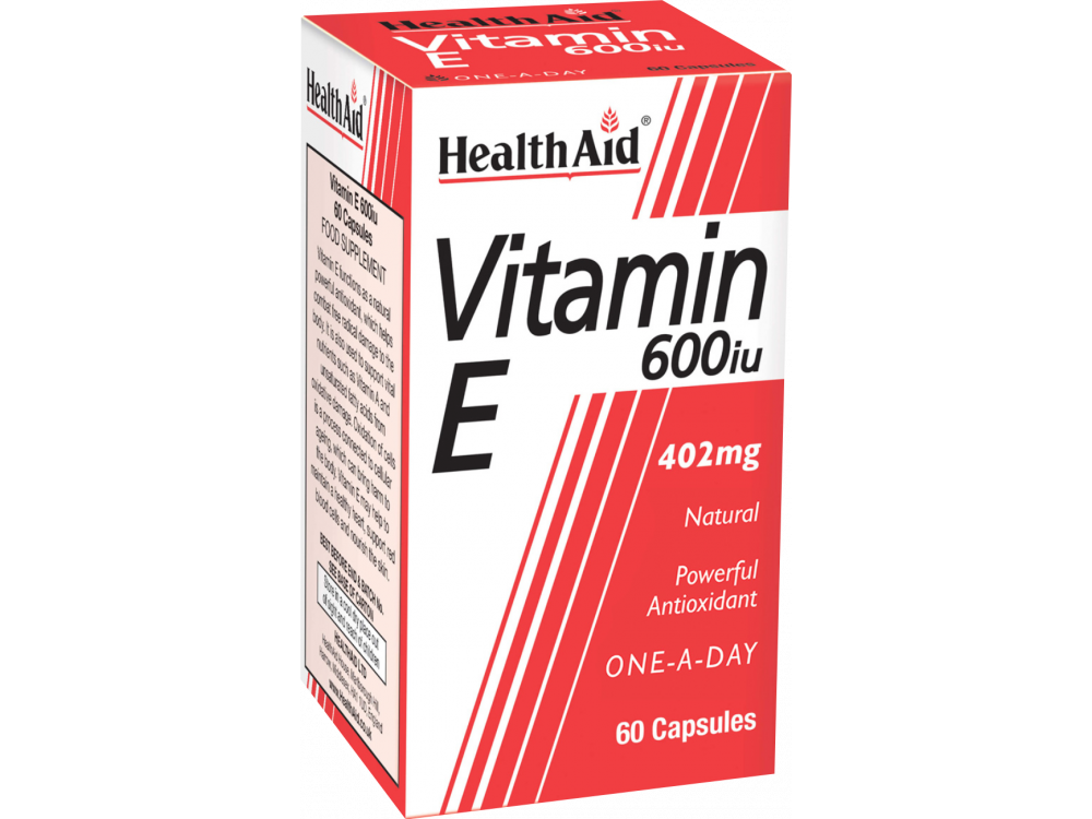 Health Aid Vitamin E 600iu 60caps