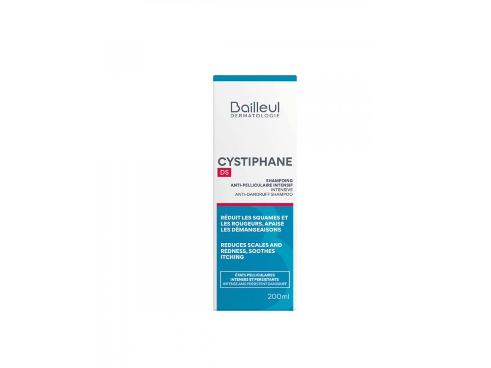 Bailleul Dermatologie Promo (-30%) Cystiphane DS Intensive Anti-Dandruff Shampoo, Σαμπουάν κατά της Πιτυρίδας, 200ml