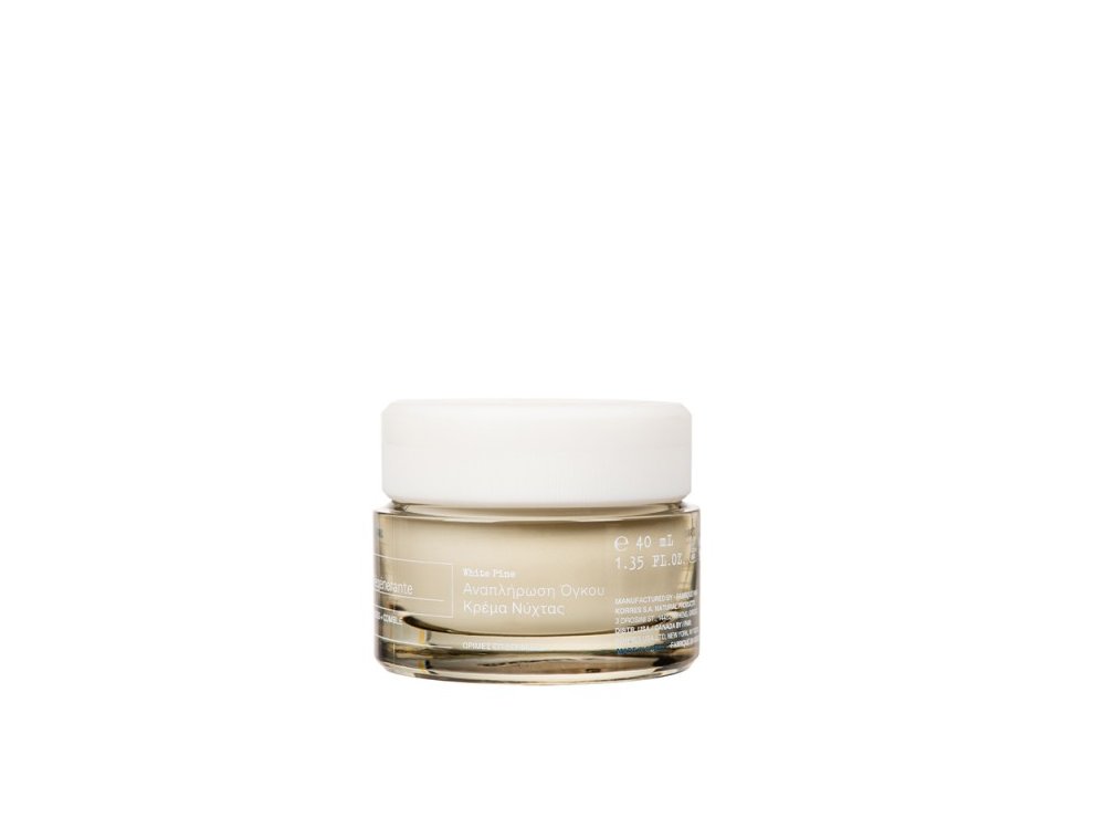 Korres Λευκή Πεύκη Κρέμα Νύχτας για Αναπλήρωση Όγκου, 40ml