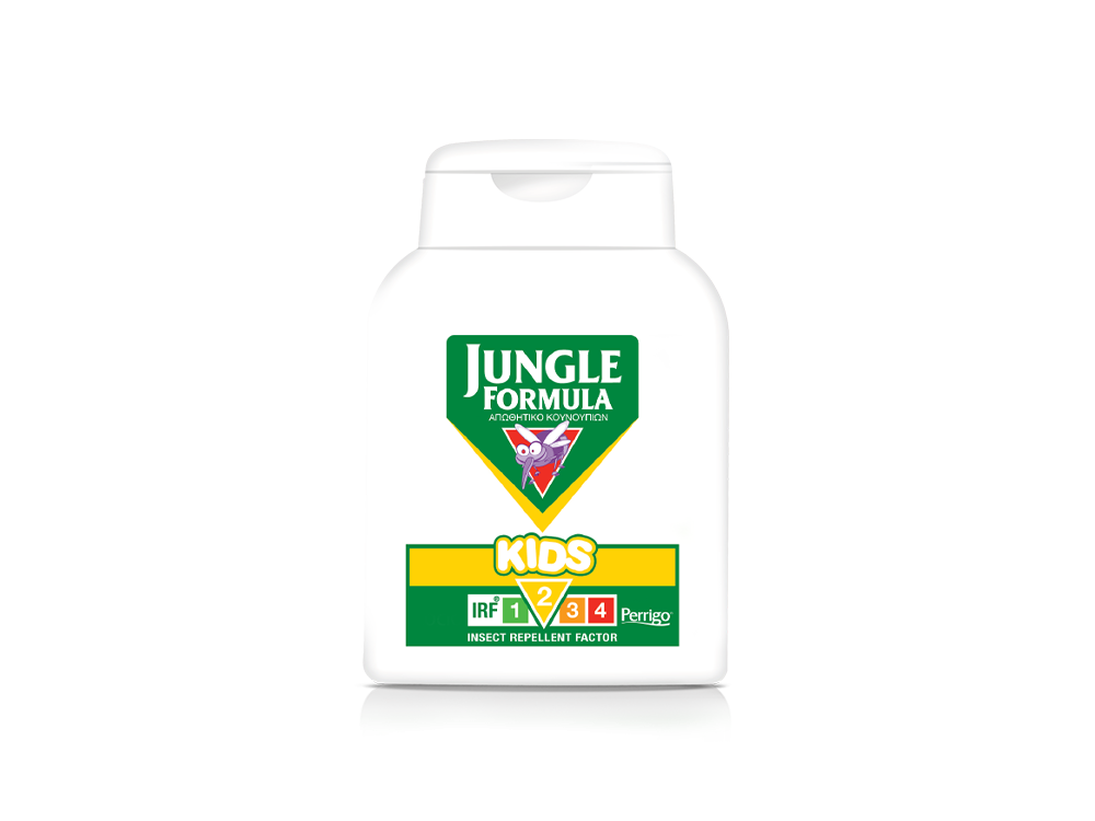 Jungle Formula Kids Εντομοαπωθητική Λοσιόν, Υποαλλεργική, Ειδικά Σχεδιασμένη για την Προστασία των Παιδιών, 125ml
