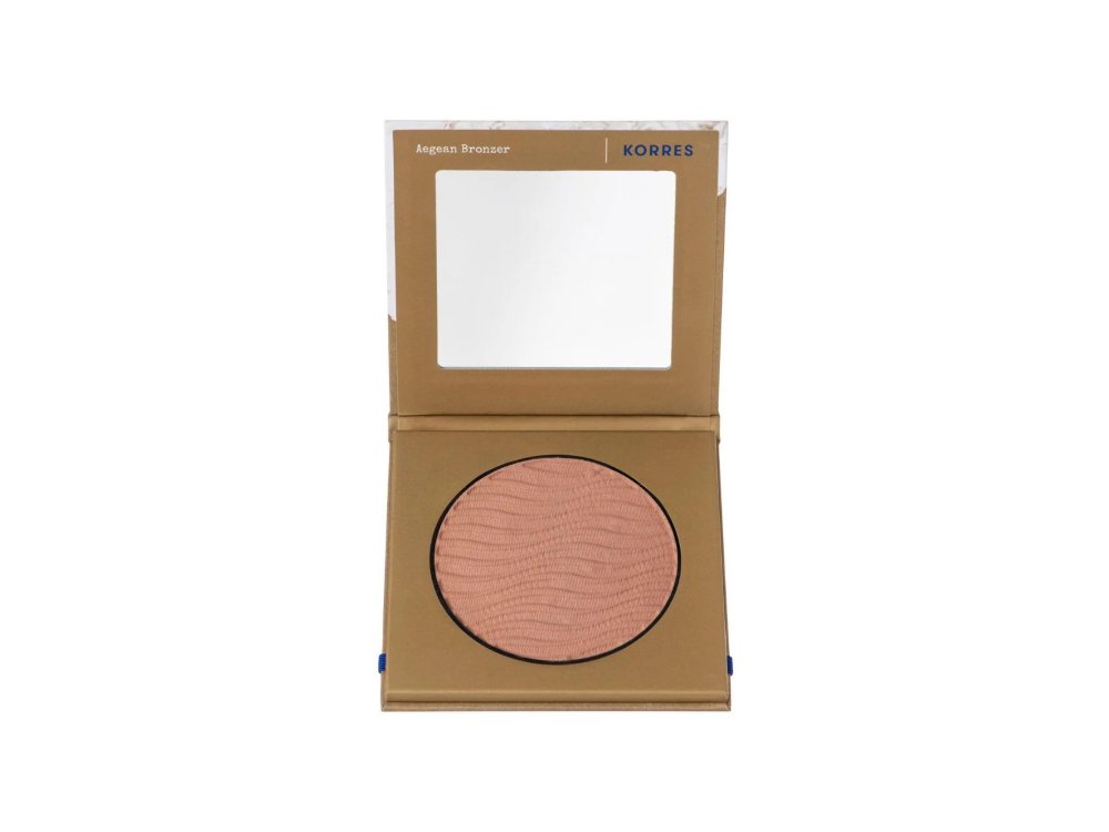 Korres Aegean Bronzer σε Μορφή Πούδρας με Μεταξένια Υφή για Φυσικά Μαυρισμένη Όψη Απόχρωση Warm Shade,  7gr