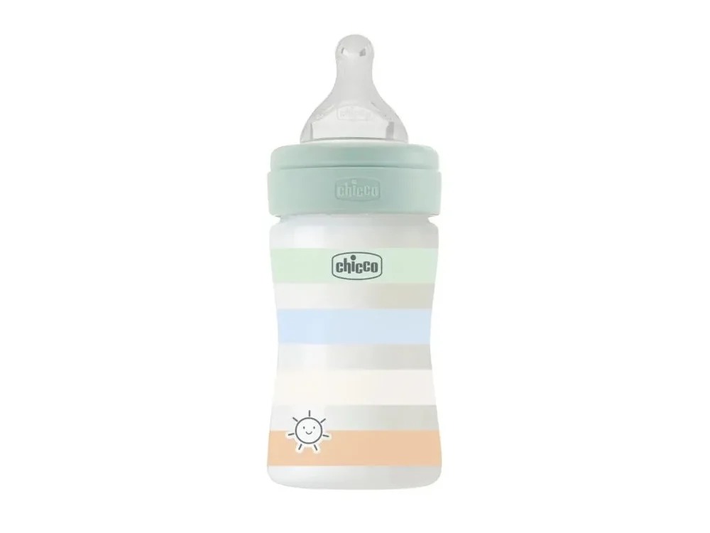 Chicco Well Being Πλαστικό Μπιμπερό κατά των Κολικών 0m+, 150ml