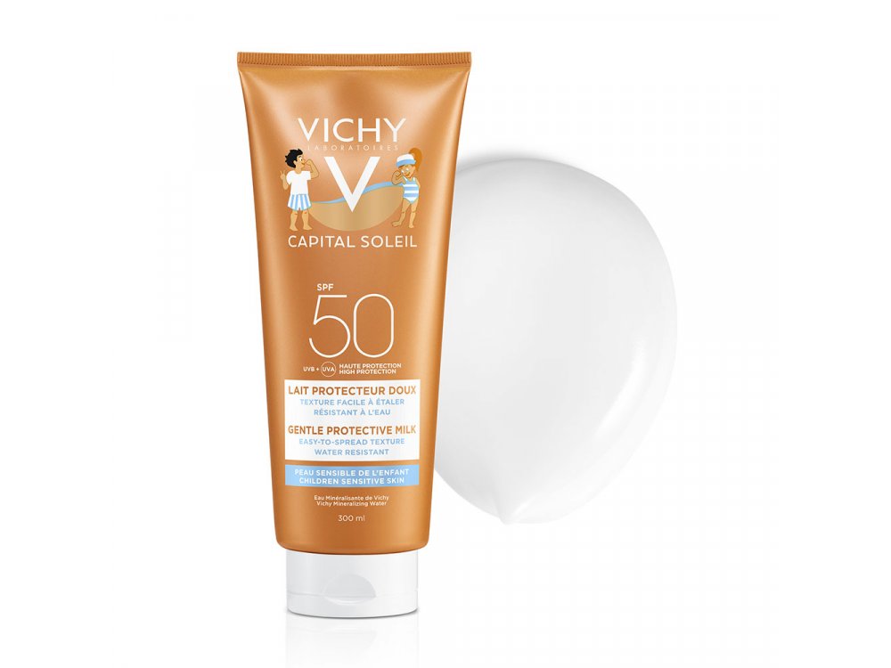 Vichy Ideal Soleil Αντηλιακό Γαλάκτωμα για Παιδικές Επιδερμίδες SPF 50+ Πρόσωπο & Σώμα 300ml