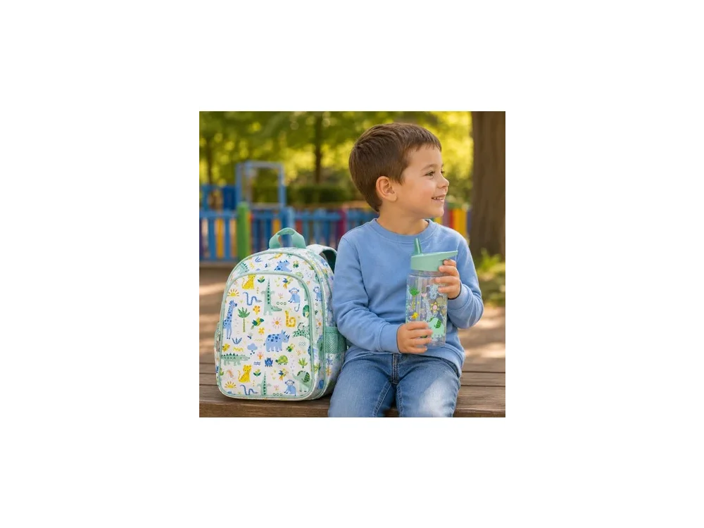 A little lovely company: Tσάντα πλάτης νηπιαγωγείου με ισοθερμική θήκη - Jungle