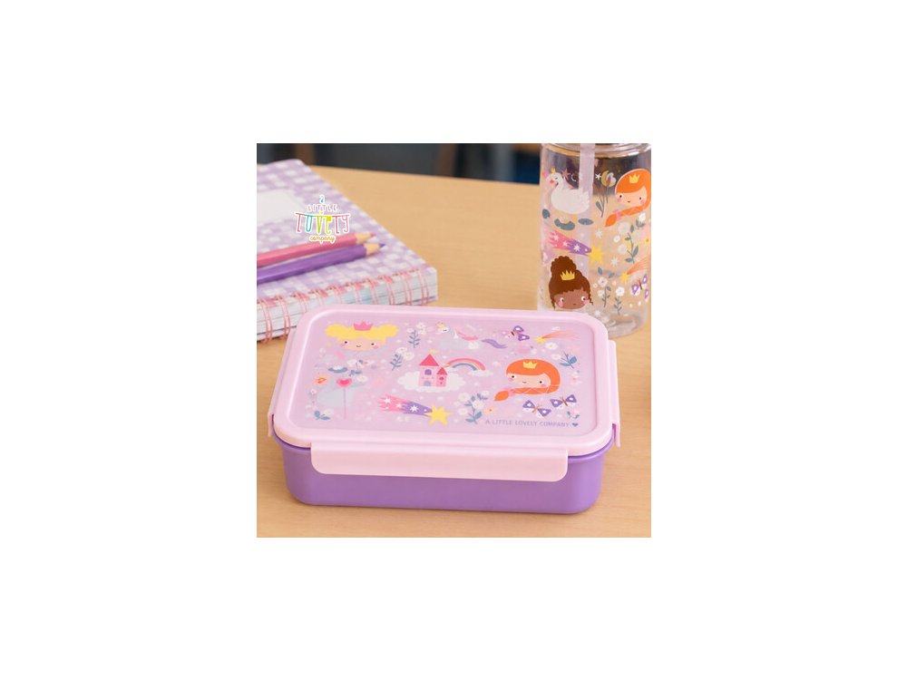 A little lovely company: Δοχείο φαγητού Bento με χωρίσματα- 1,2 L - Princesses