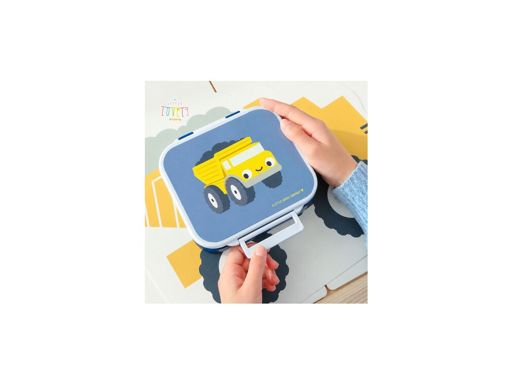 A little lovely company: Δοχείο φαγητού Bento με χωρίσματα- 900ml - Dump truck