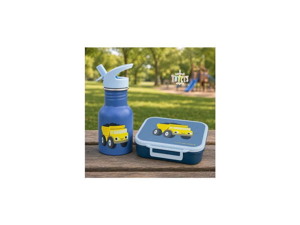 A little lovely company: Δοχείο φαγητού Bento με χωρίσματα- 900ml - Dump truck