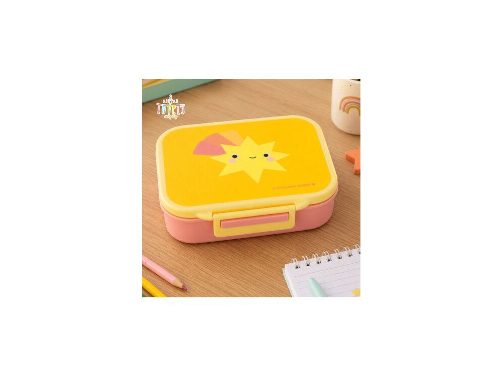A little lovely company: Δοχείο φαγητού Bento με χωρίσματα- 900ml - Shooting star