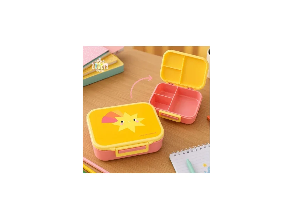 A little lovely company: Δοχείο φαγητού Bento με χωρίσματα- 900ml - Shooting star