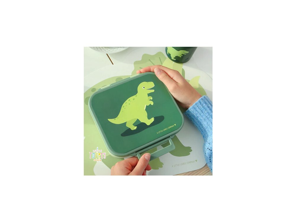 A little lovely company: Δοχείο φαγητού Bento με χωρίσματα- 900ml - Dinosaur