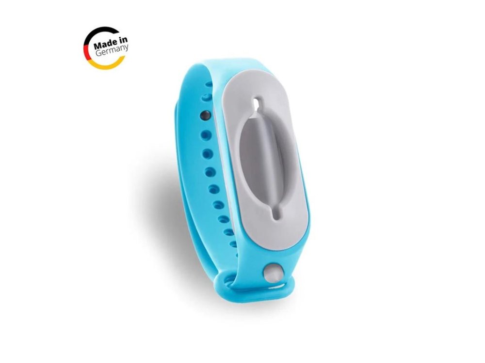 Cleanbrace Βραχιόλι απολύμανσης-καθαρισμού, Χρώμα Γαλάζιο, 1τμχ