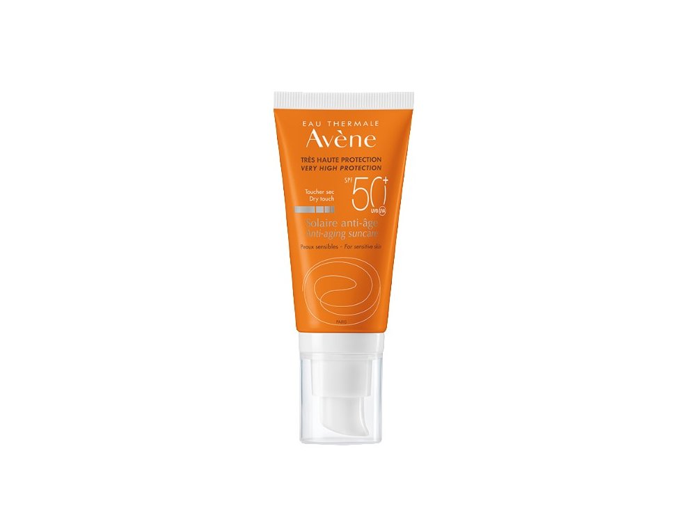 Avene Solaire Anti-age Dry Touch SPF50+ Αντηλιακή Κρέμα Προσώπου με Αντιγηραντική Δράση, 50ml