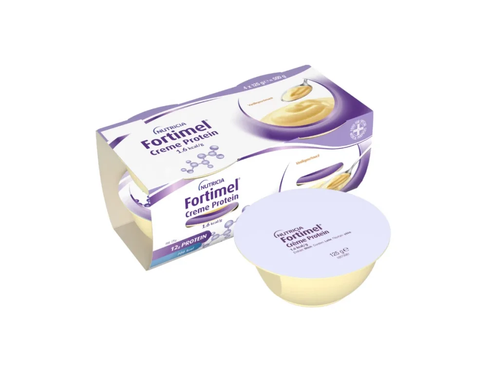 Fortimel Creme Protein, Βανίλια Κρέμα, 4Χ125, 1.6 kcal