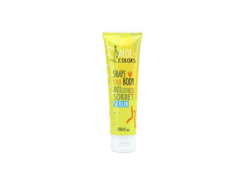 Aloe+Colors Shape your Body anti-cellulite Sorbet Scrub, για Αδυνάτισμα Σώματος, 150ml