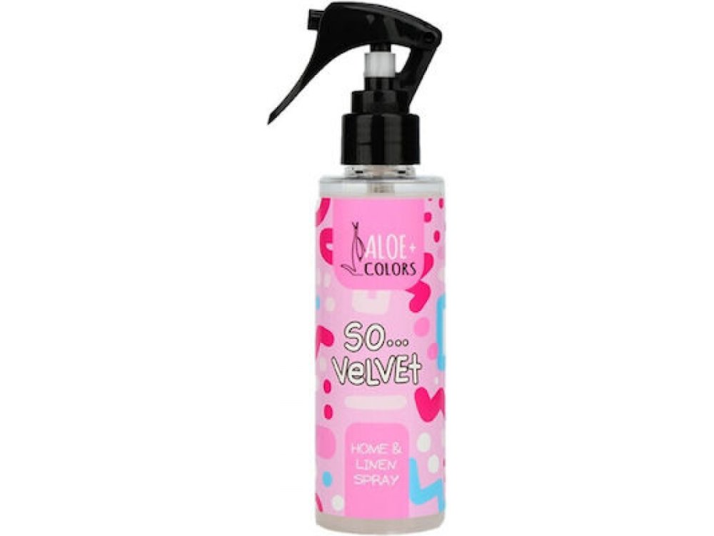 Aloe+Colors So Velvet Home & Linen Spray, Aποσμητικό χώρου σε μορφή Σπρέϊ, 150ml