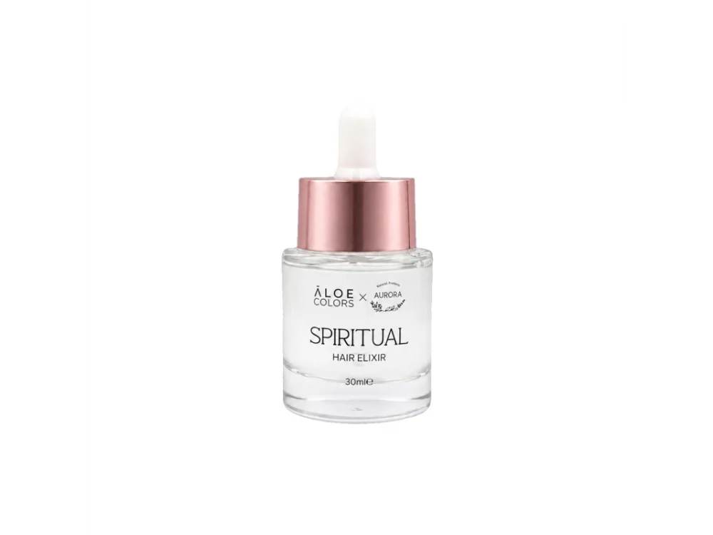 Aloe Colors X Aurora Spiritual Hair Elixir, Μεταξένια & Λεία Υφή Μαλλιών, 30ml