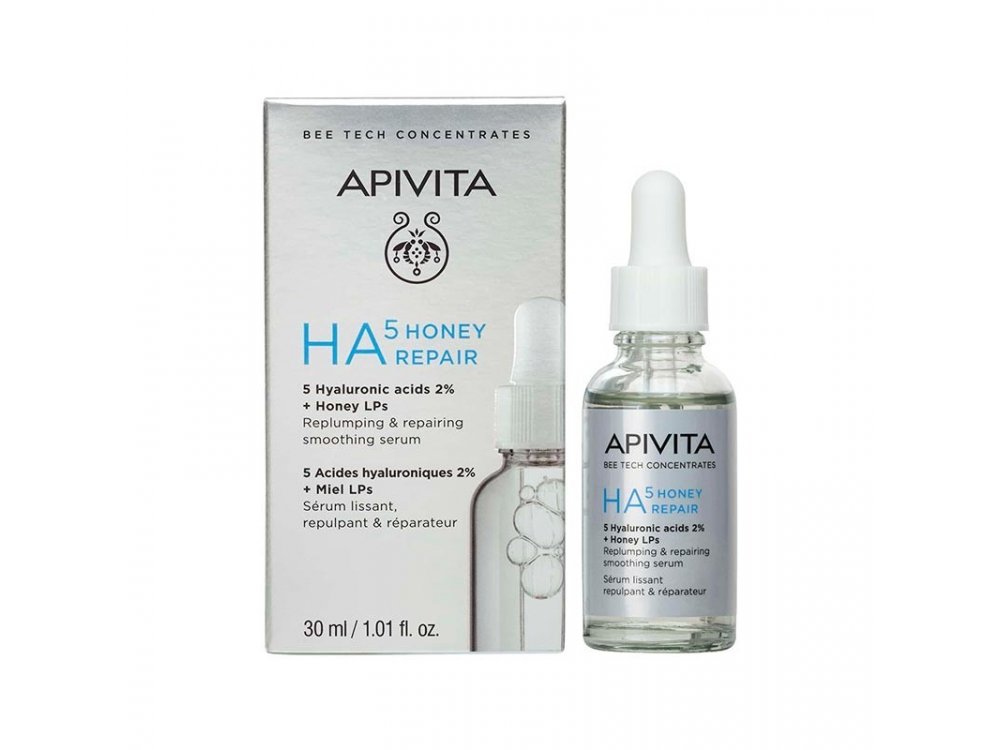 Apivita Bee Tech HA5 Honey Repair Oρός Επανόρθωσης Προσώπου, 30ml