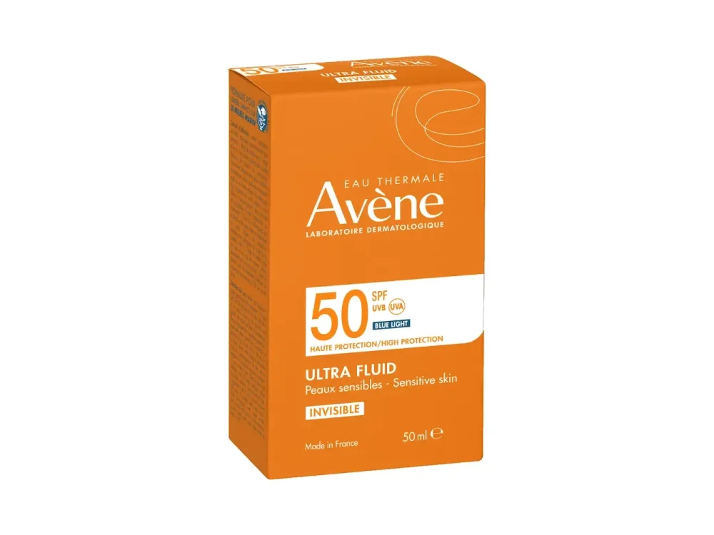 Avene Soins Solaires Ultra Fluide Invisible SPF50+ Λεπτόρρευστη Αντηλιακή Χωρίς Άρωμα, 50ml