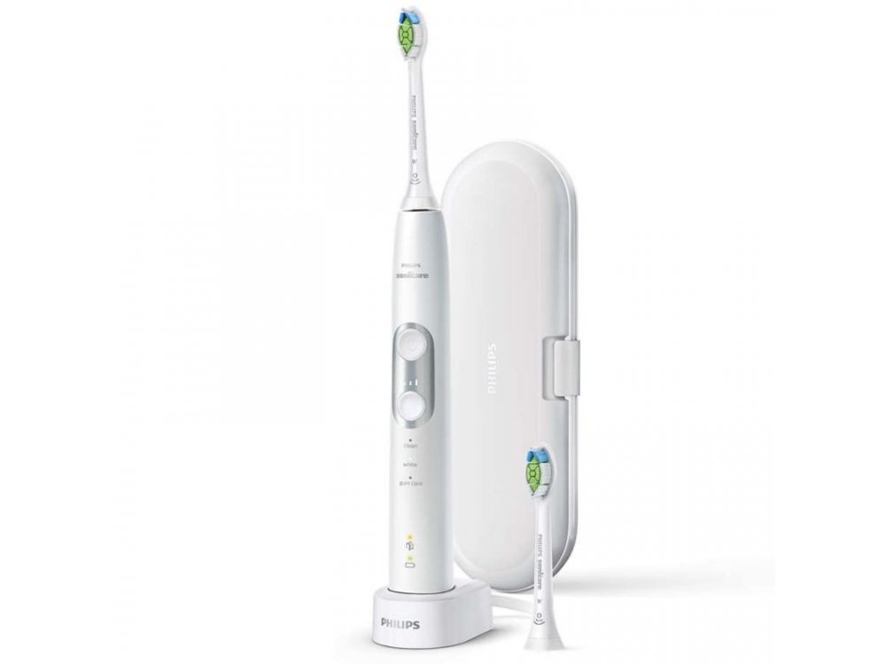 Philips Sonicare Protective Clean 6100 White HX6877/29, Ηλεκτρική Οδοντόβουρτσα