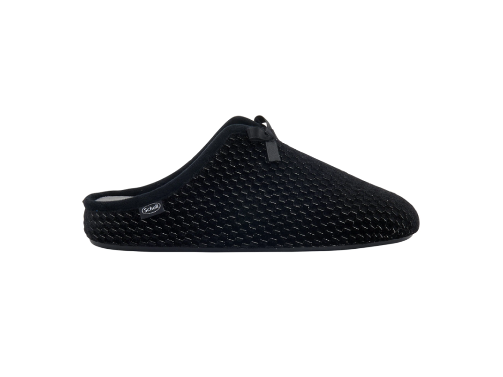 Scholl Rachele Black Ανατομική Παντόφλα Μαύρο Χρώμα, No37