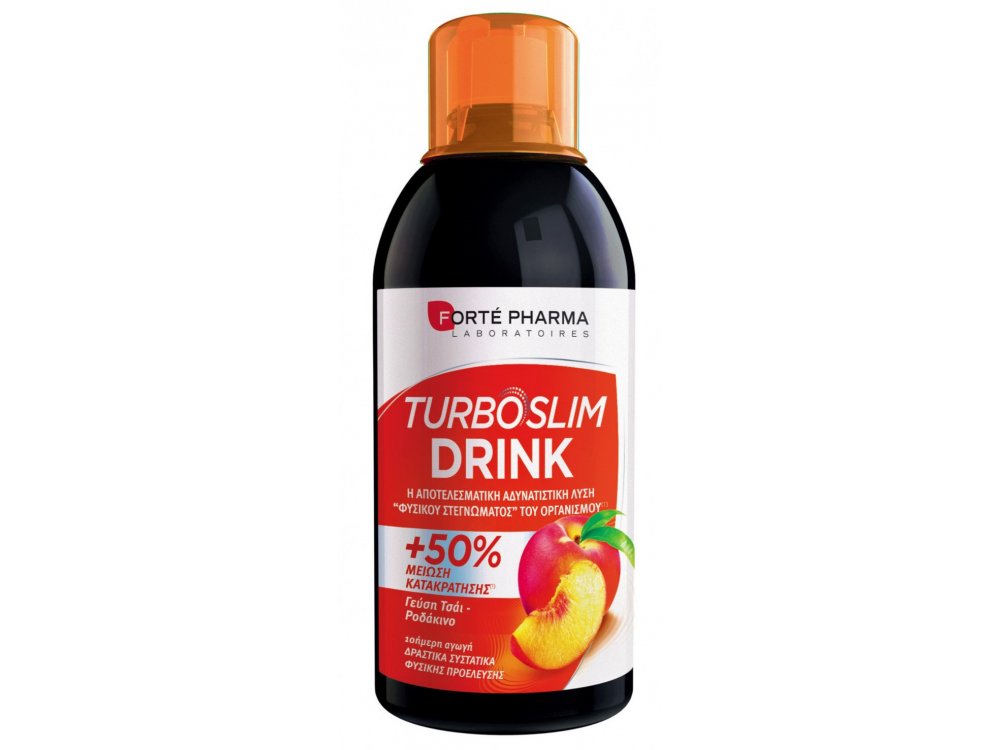 Forte Pharma Turboslim Drink Γεύση Ροδάκινο, 500ml