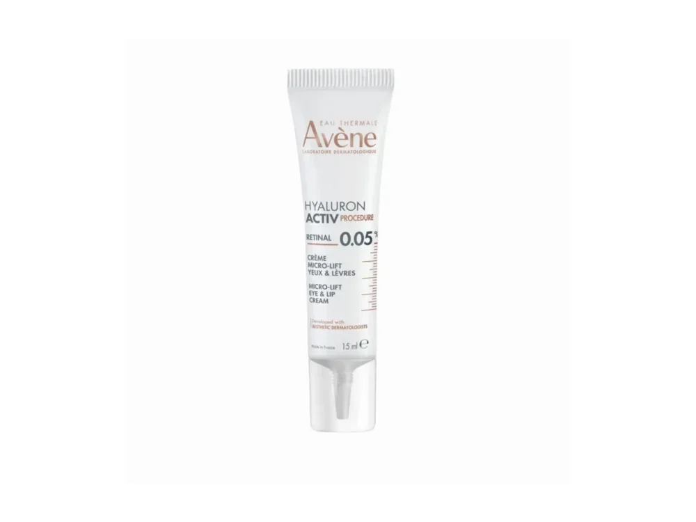 Avene Hyaluron Activ Procedure Retinal 0.05% Micro Lift Cream Eyes & Lips Αντιρυτιδική Κρέμα για Μάτια και Χείλη, 15ml