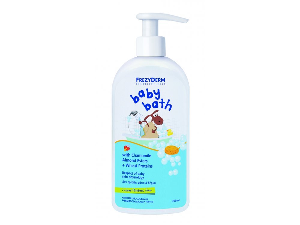 Frezyderm Baby Bath, Βρεφικό Αφρόλουτρο, Χωρίς Χρωστικές & Parabens 300ml