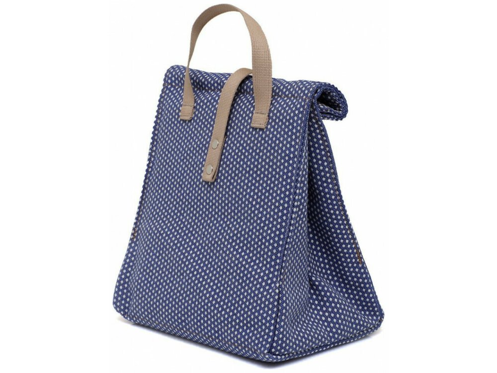 The Lunch Bags Original Rainbow, Ισοθερμική Τσάντα Φαγητού (5Lit), Χρώμα Blue Dots, 1τμχ